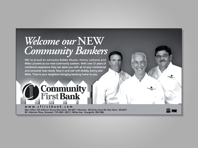 Community First Bank welcomes new employees.