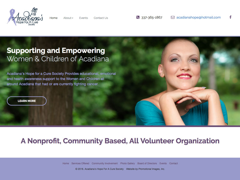 acadianahope.com screenshot